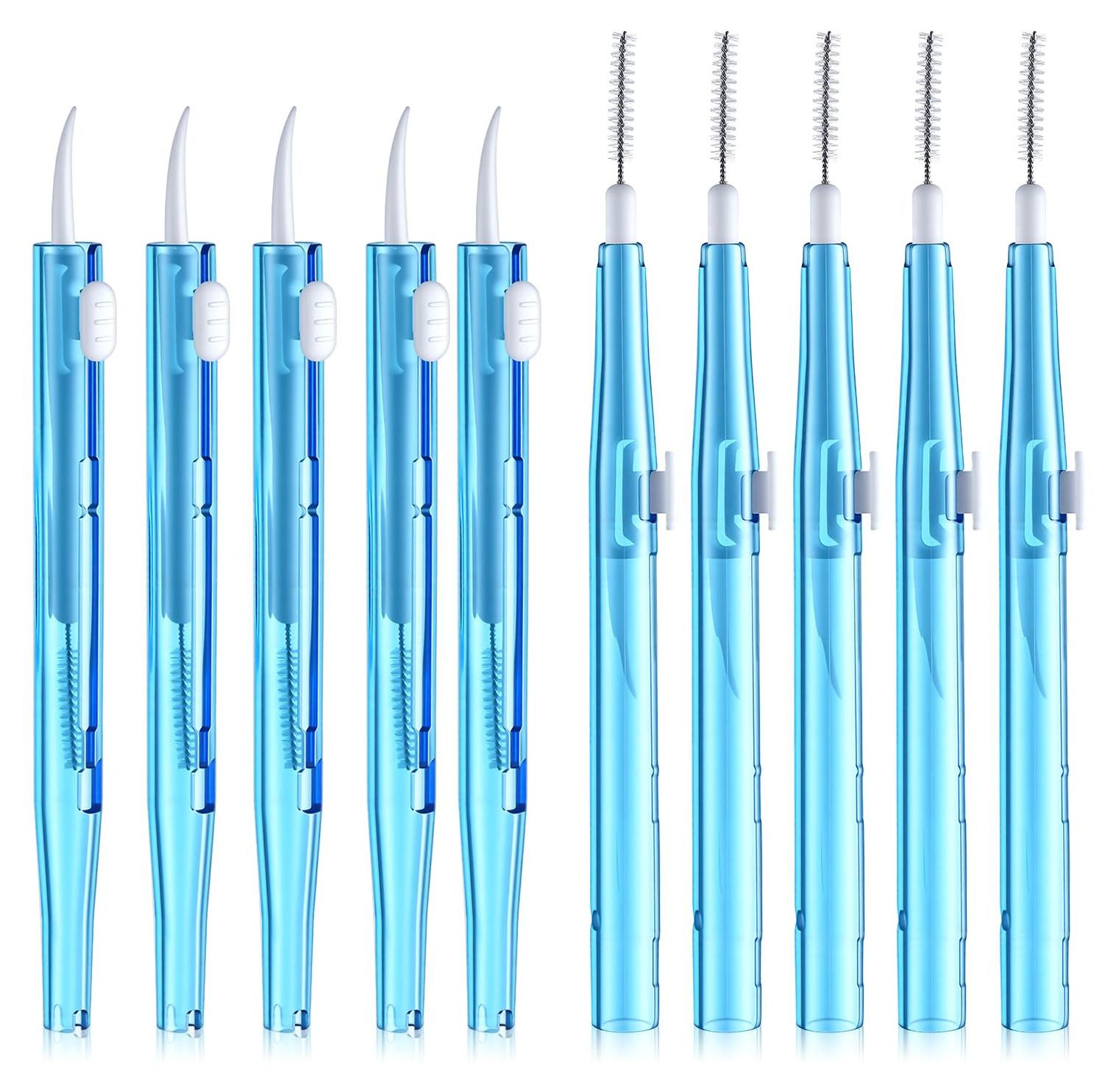 Selius USB C reinigingsset voor mobiele telefoons, 10 stuks mini borstelreiniger voor oplaadaansluiting en luidspreker