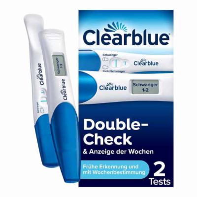 WICK Pharma - Zweigniederlassung der Procter & Gamble GmbH CLEARBLUE Schwangerschaftstest Kombipack Urin 2 St 19455602