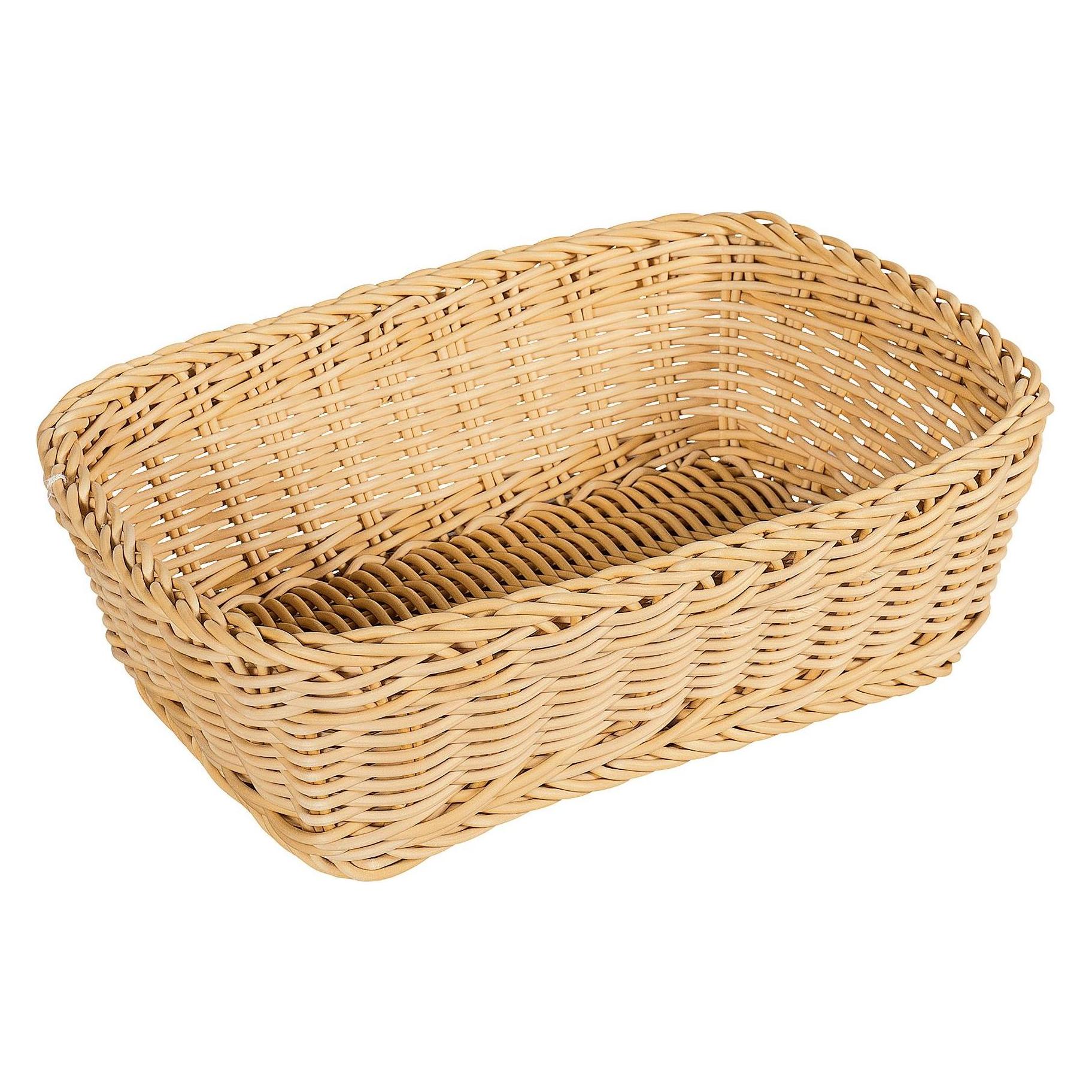 Saleen Brotkorb Kunststoff 31,5x22x10cm beige (02020030101)