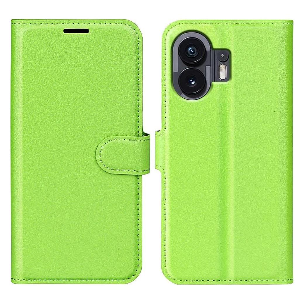 Cover-Discount Nothing Phone (2) - Leder Etui Hülle grün (Nothing Phone (2)) (660155891F)