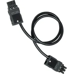 Hager GKWAD23006 Verbindungsleitung Winsta Code S, 3x2.52, 0.6m, PVC, Eca, schwarz