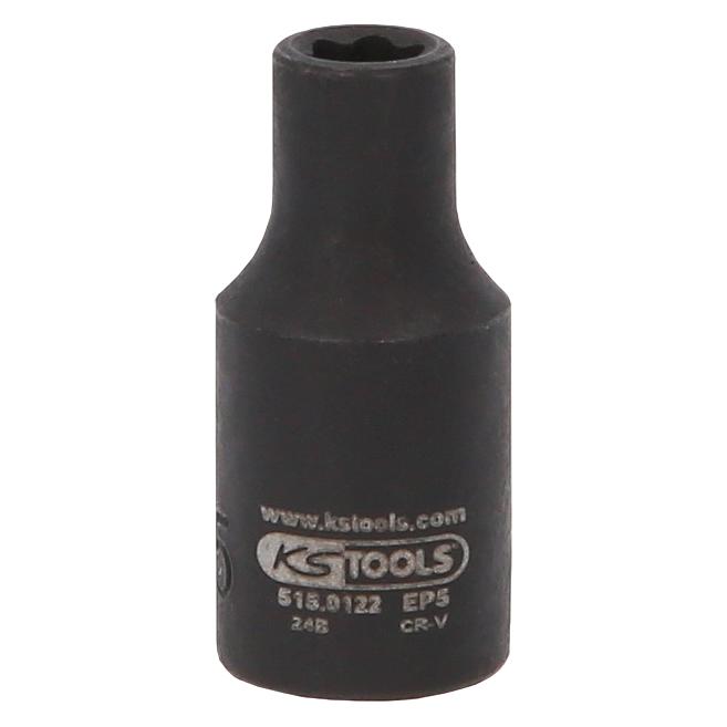 KS Tools 1/4" Torx-E-Plus-Kraft-Stecknuss, EPL5 (515.0122)