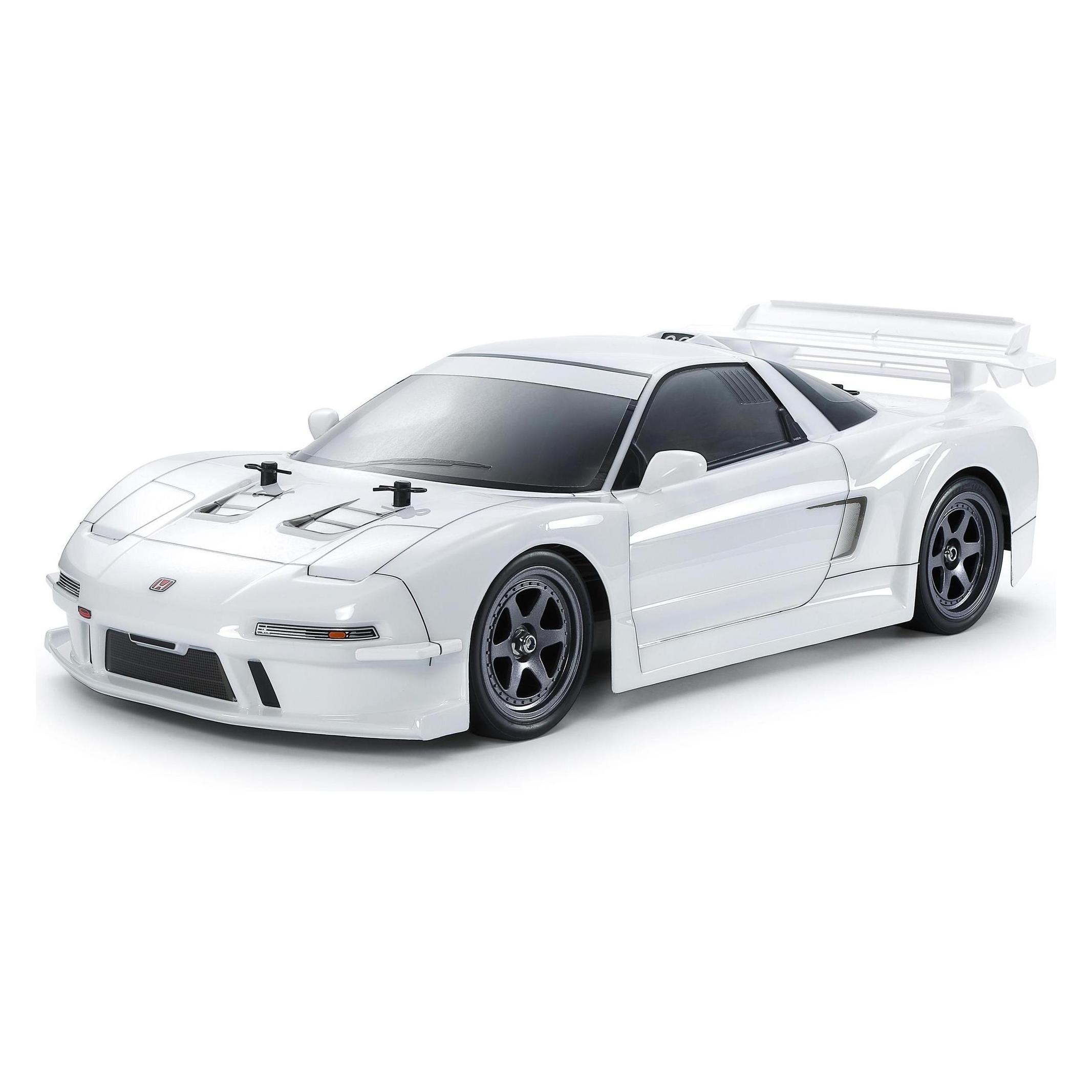 Tamiya 1/10RC 1998 NSX Racing WHite Painted Body (TT-02) (Kit) (47506-600)