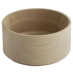 APS Schale THE GRID - Eichenholz, Ø 14 cm, 550 ml, stapelbar