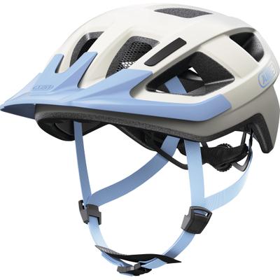 Fahrradhelm ABUS "ADURO 3.0" Gr. M, weiß (sky grau), Helme, M Kopfumfang: 54cm - 58cm