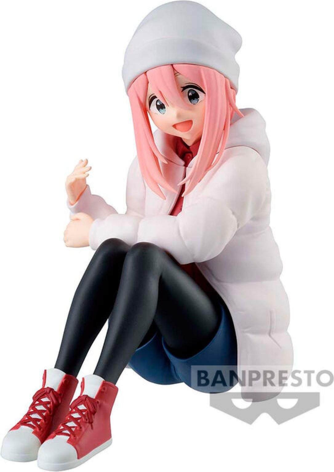 Banpresto Laid-Back Camp Figuur Nadeshiko Kagamihara Seizoen 3, 10 cm