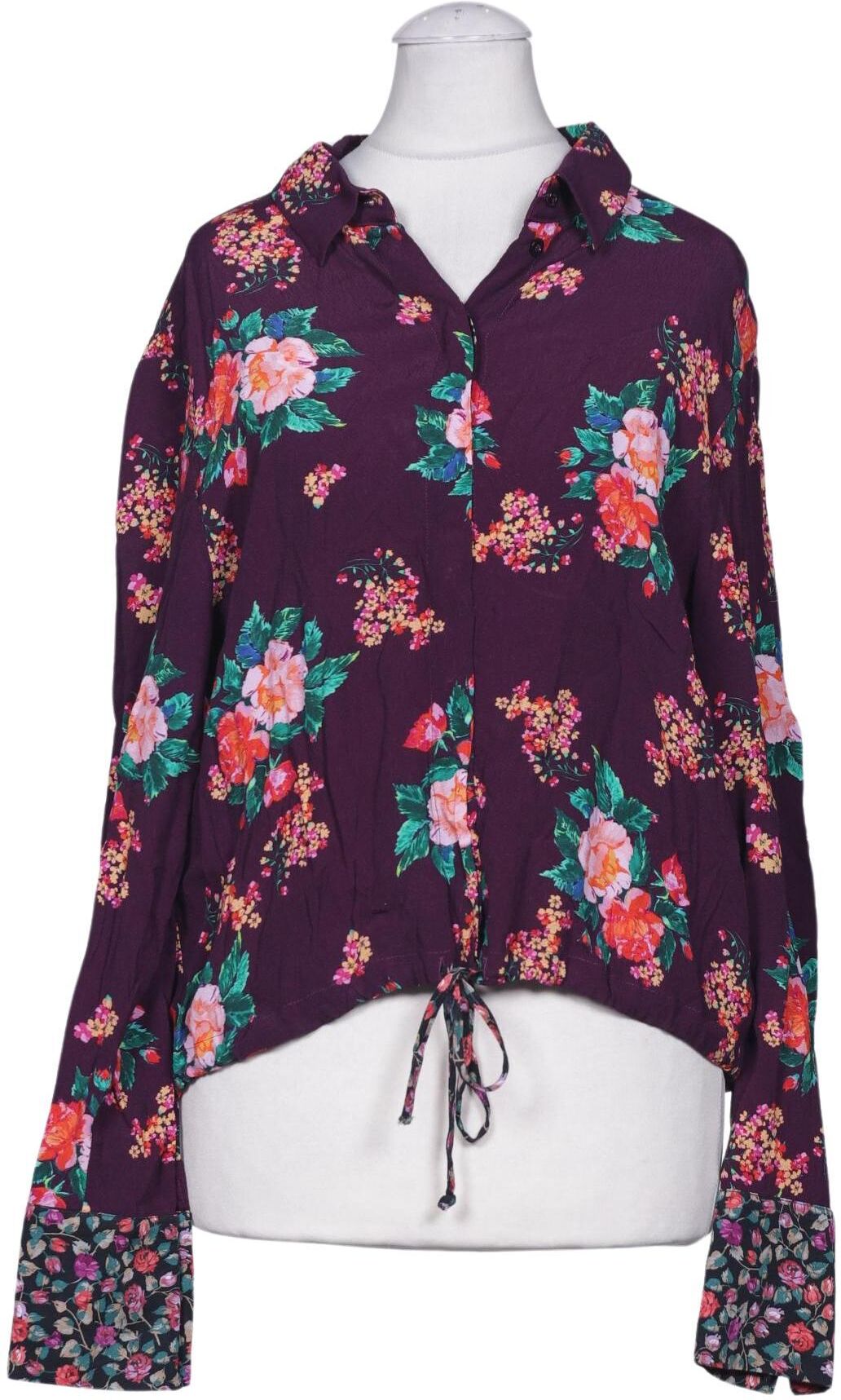 Oui Damen Bluse, Lila, Gr. EU 36, Viskose - Second Hand