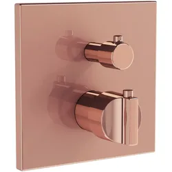 VitrA Suit Thermostat-Einhebel-Wannenfüll- und Brausearmatur V-Box Unterputzmontage Kupfer,A4287429 A4287429