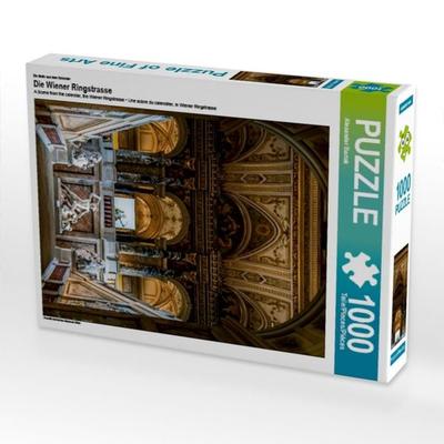 CALVENDO Puzzle Ein Motiv aus dem Kalender Die Wiener Ringstrasse | 1000 Teile Lege-Größe 64x48cm Foto-Puzzle für glückliche Stunden