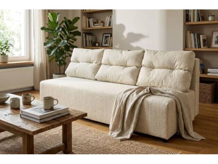 Family Meble Schlafsofa Kimo Ramona – beżowy