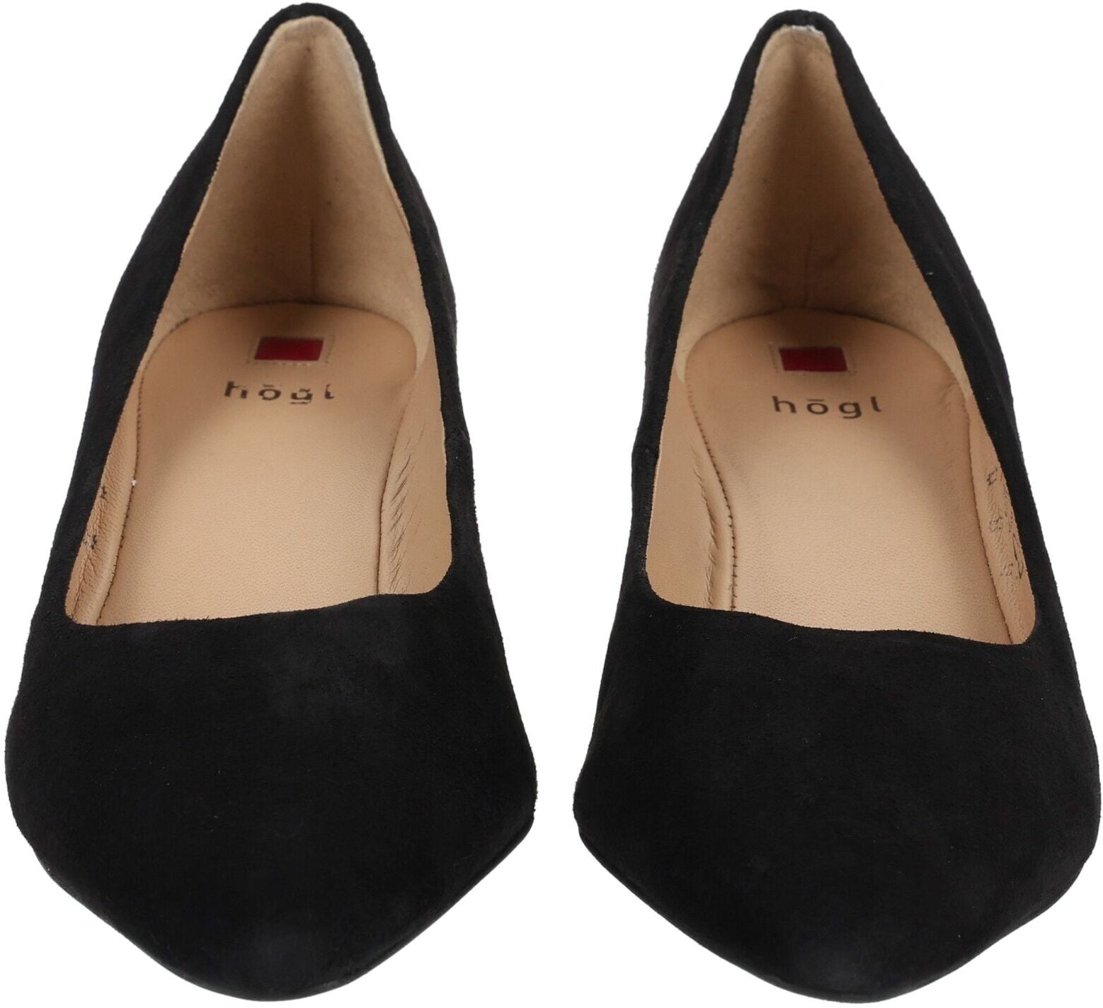 Pumps HÖGL "Högl Pumps Veloursleder", Damen, Gr. 37,5, schwarz, Veloursleder, Schuhe Pumps