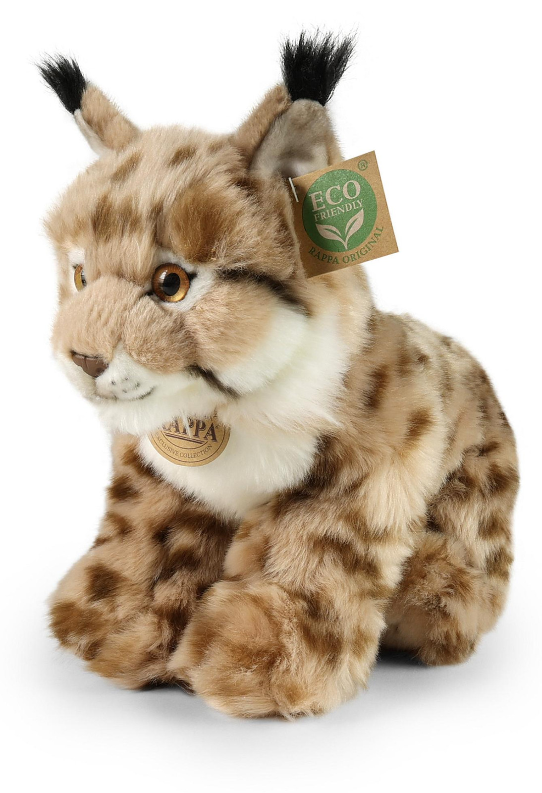 RAPPA Milieuvriendelijke pluche luipaard, 27 cm