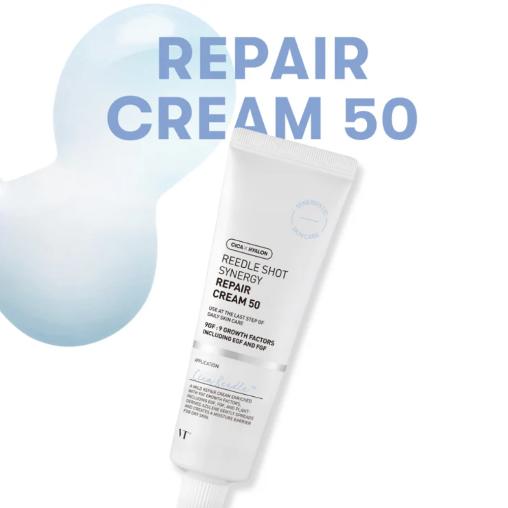 VT Cosmetics Reedle Shot Synergy Repair Cream 50 for All Skin Types 50mL