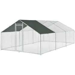 Freilaufgehege Wels mit Sonnendach 3x6x2 m [pro.tec]