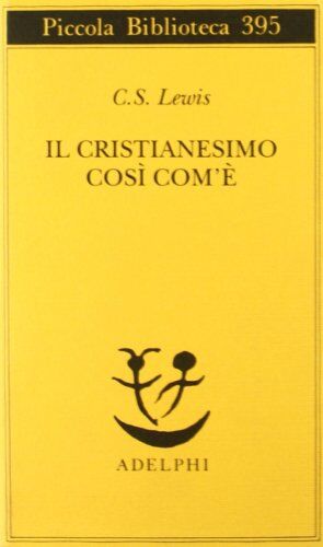 Lewis, Clive S. - Il cristianesimo così com'è (Piccola biblioteca Adelphi) - Preis vom 09.10.2026 07:28:09 h
