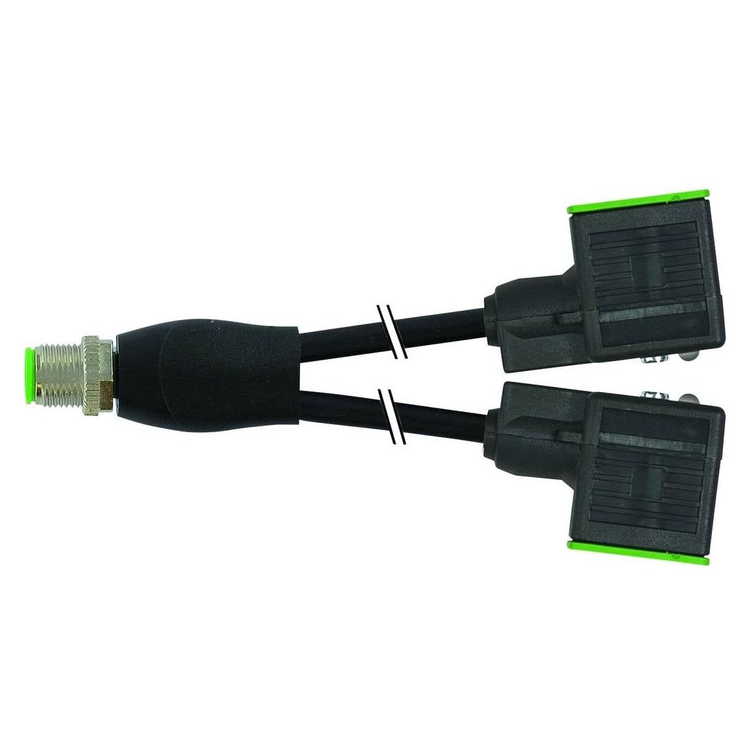 Murr Elektronik Ventilstecker Y-Verteiler Schwarz 7000-42401-6360100 Murrelektronik Inhalt: 1 (7000-42401-6360100)