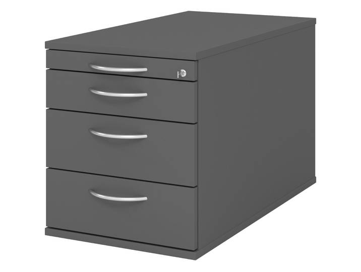 Rollcontainer Office graphit B 42.8 T 80 H 51.2 cm - Rollcontainer