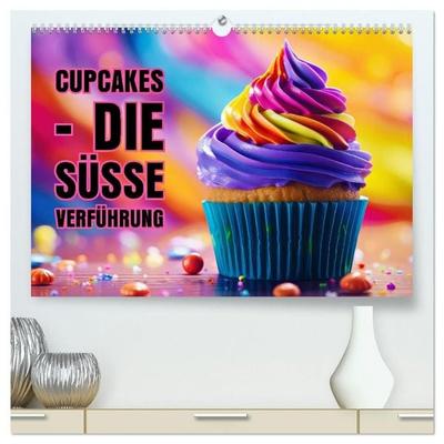 Cupcakes - die süße Verführung (hochwertiger Premium Wandkalender 2027 DIN A2 quer), Kunstdruck in Hochglanz