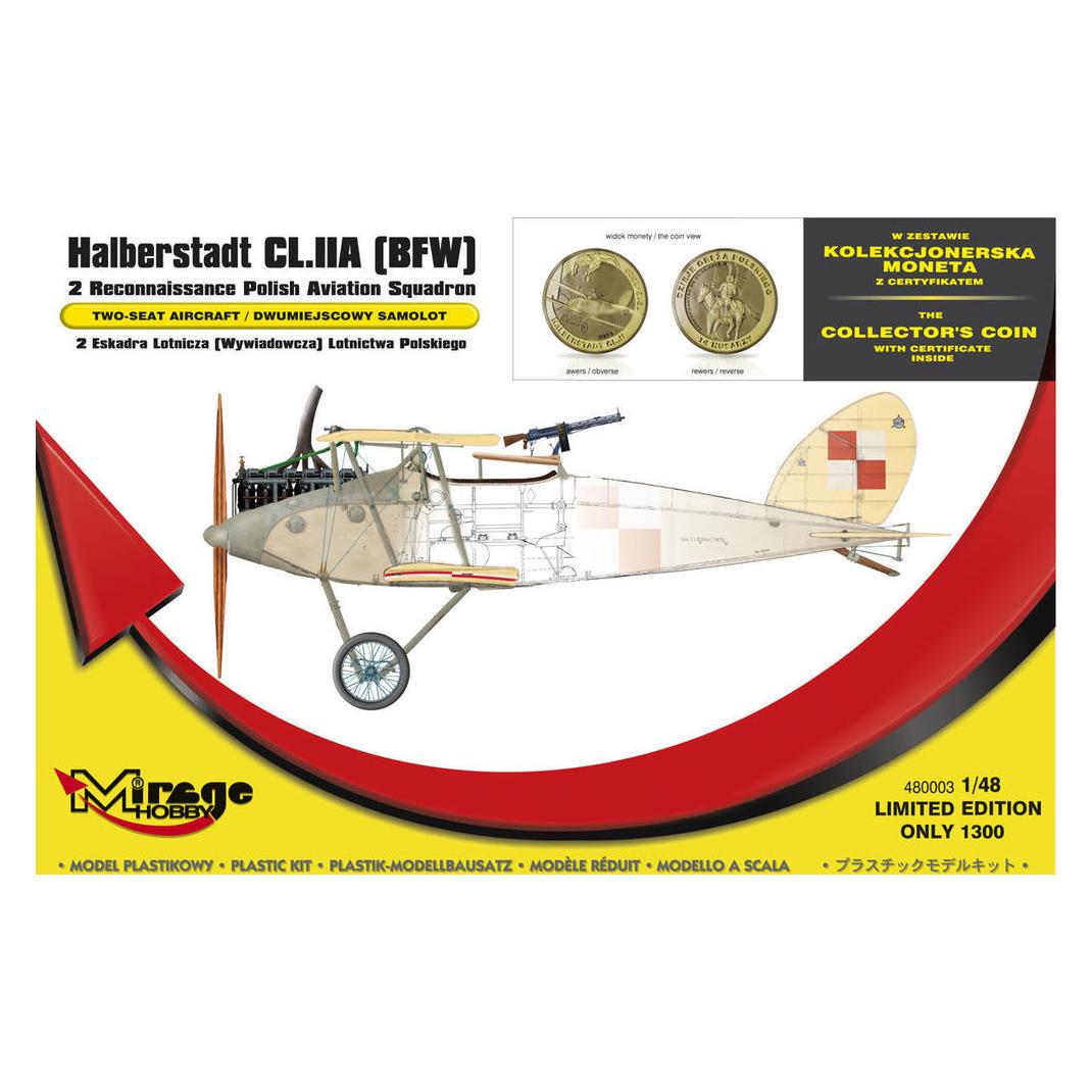 Mirage Hobby Halberstadt CL.IIA(BFW) 2 Recinnais.poli (480003)