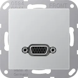 Jung Multimedia-Anschluss alu MA A 1102 AL