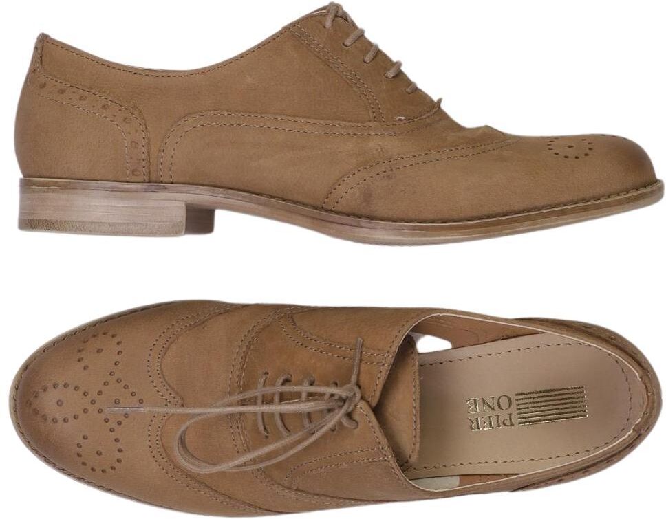 pier one Damen Halbschuh, Braun, Gr. EU 39, Leder - Second Hand