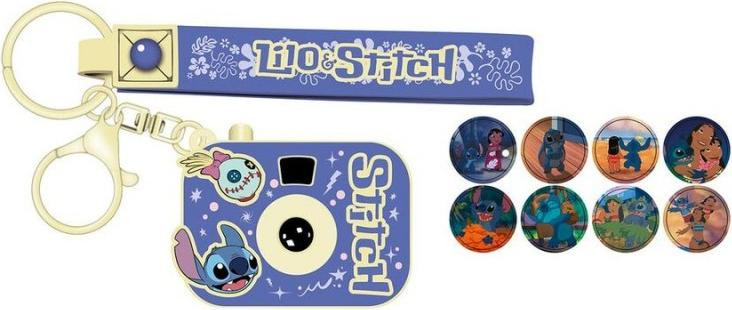 Disney Stitch sleutelhanger met projector en 8 afbeeldingen van Pyramid Entertainment