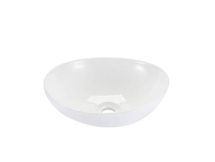 ZMH Waschbecken Ilyvyn 41/38/19 cm, Weiß, Keramik, 38x19x41 cm, Badezimmer, Waschbecken & Armaturen, Waschbecken