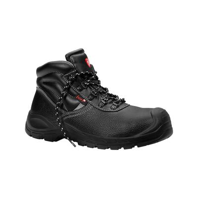 Sicherheitsstiefel JORI "BASIC II Mid" Gr. 43, schwarz, 43, Obermaterial: 100% Rindsleder Leather cow., Schuhe