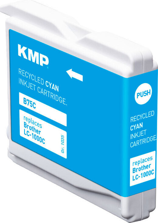 KMP Patroon voor Brother LC-1000C LC51C 400 S. Cyan Remanufactured