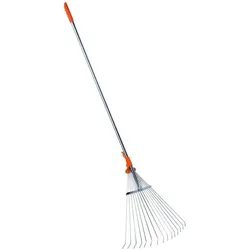 Stocker Garden, Rechen, Rake zum Aufsammeln von Blättern Stocker Teleskopstiel 1,6 m