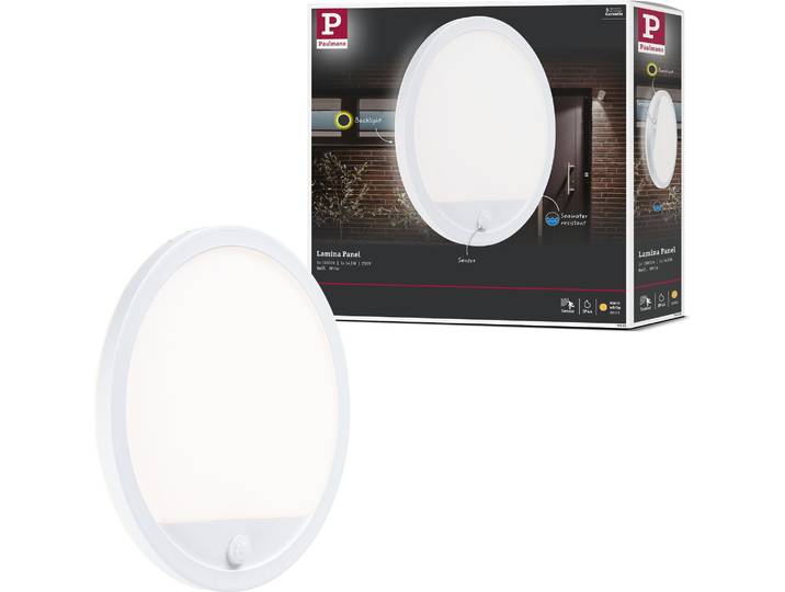 Paulmann LED Außenpanel Lamina Dämmerungsgesteuerter Bewegungsmelder (IR) seewasserresistent