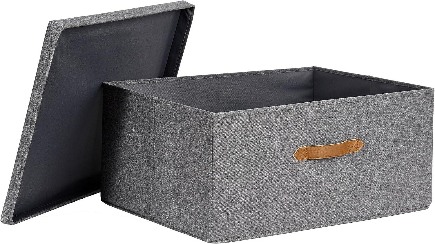 Solid Opbergdoos met deksel van textiel voor volwassenen