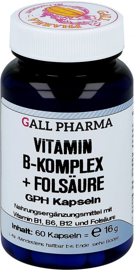 Vitamin B Komplex+folsäure Kapseln 60stk