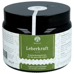 LEBERKRAFT Kräuterpulver Waldkraft Plv.f.Hund/Kat.
