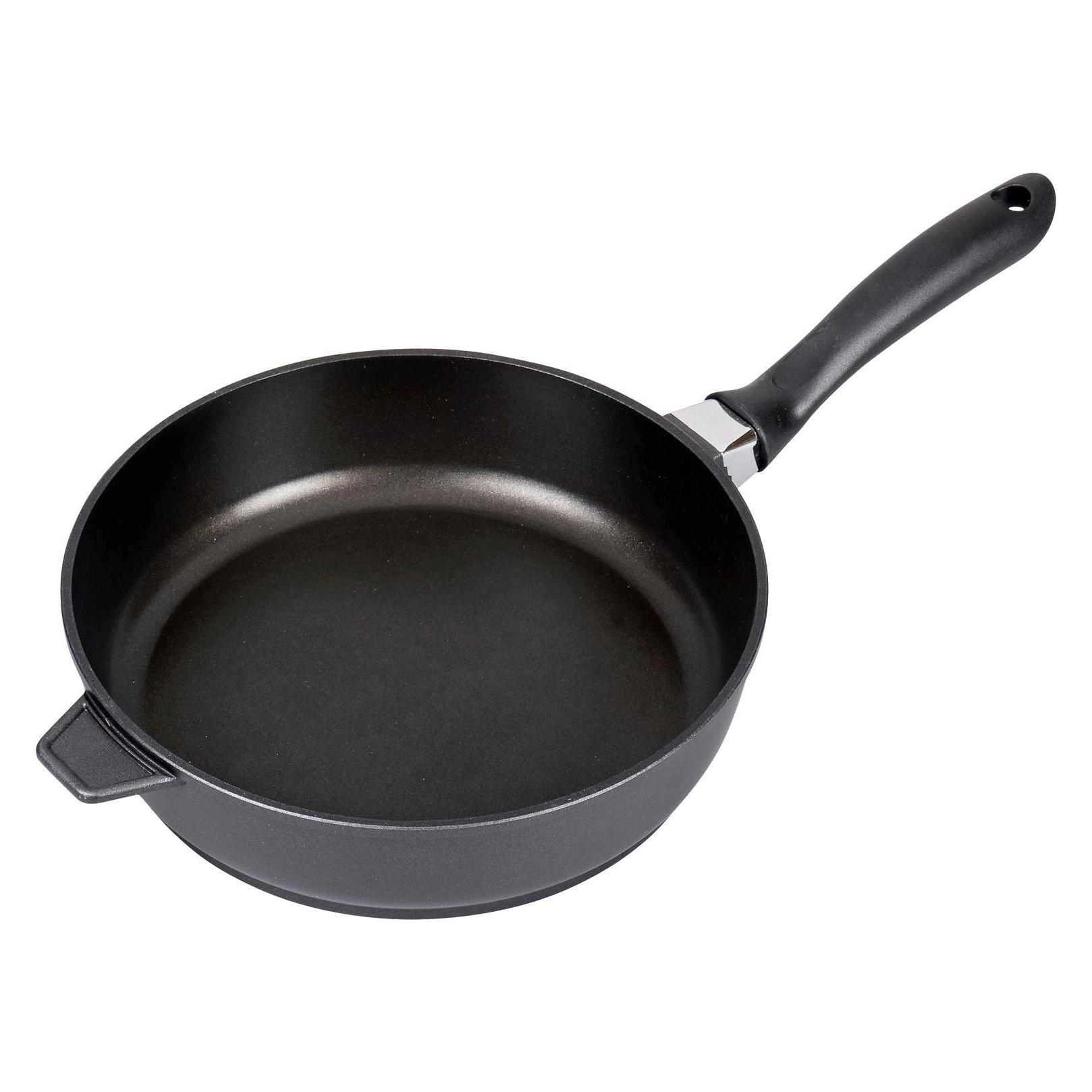 Krüger Schmorpfanne Leipzig Ø28cm Aluguss (Bräter + Schmortopf, Aluminiumguss, 28 x 7.50 cm) (21628)