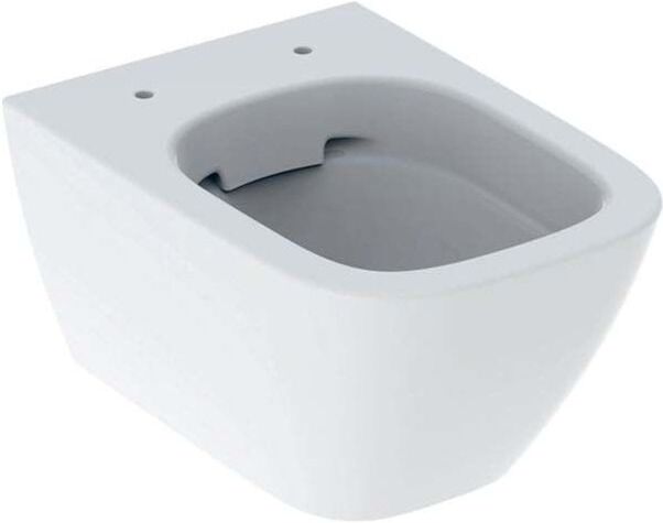Geberit Smyle Square Wand-Tiefspül-WC 500379011 4,5 l, verkürzte Ausladung, geschlossenen, Rimfree, weiß