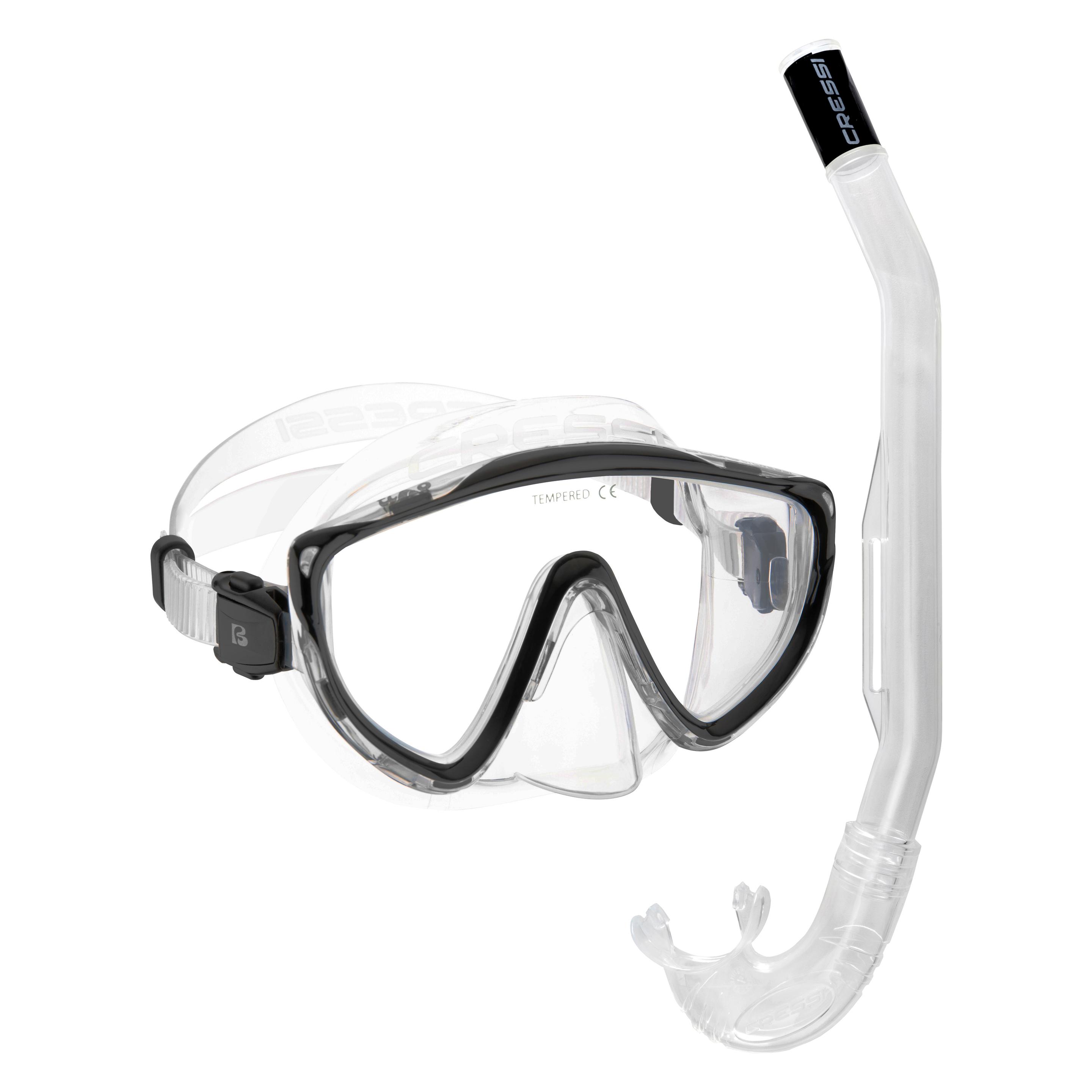 Cressi Tino + Island 2.0 Schnorchel-Kombiset (DM440050)