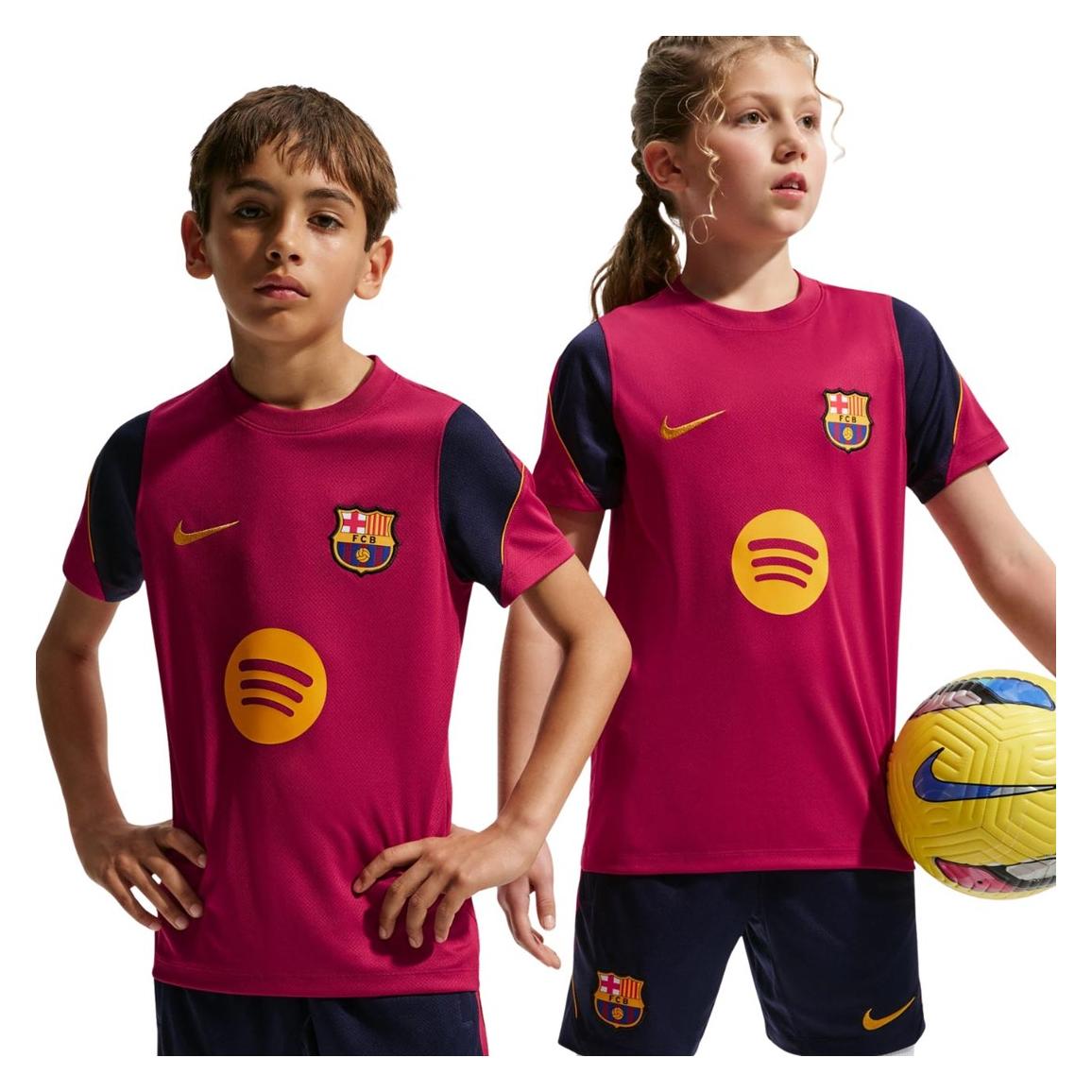 Nike FC Barcelona Strike SS Top II3237-621 T-Shirt, rot (L) (161632 L)