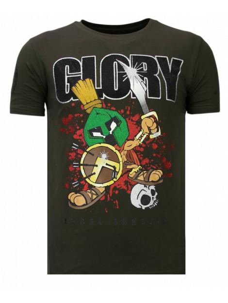 Local Fanatic Glory martial rhinestone t-shirt