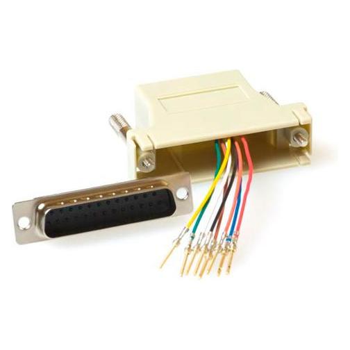 ACT Modular Adapter D-sub/RJ-12 25-Sub-D RJ-45 Grau Kabelschnittstellen-/adapter (TD25M8)