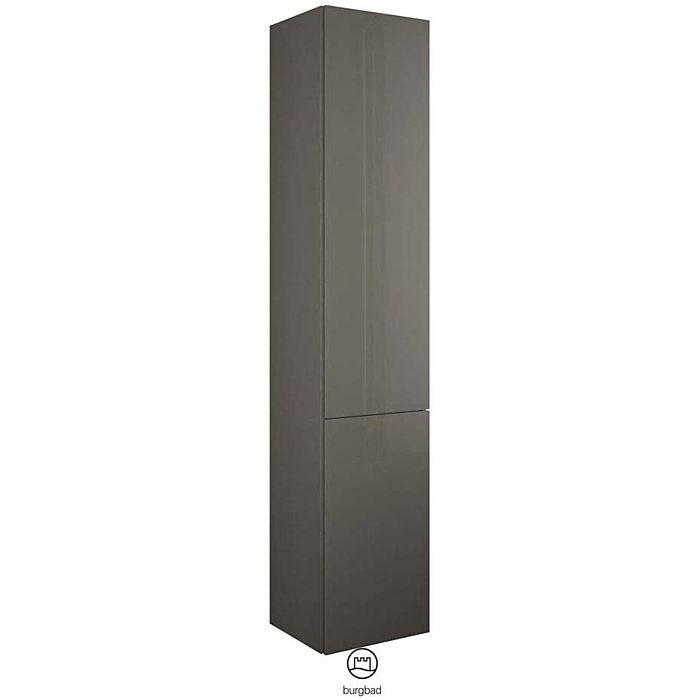 Burgbad Yumo Hochschrank HSKE035LF3194 176x32x35cm, 2 Türen, links, Grau Hochglanz