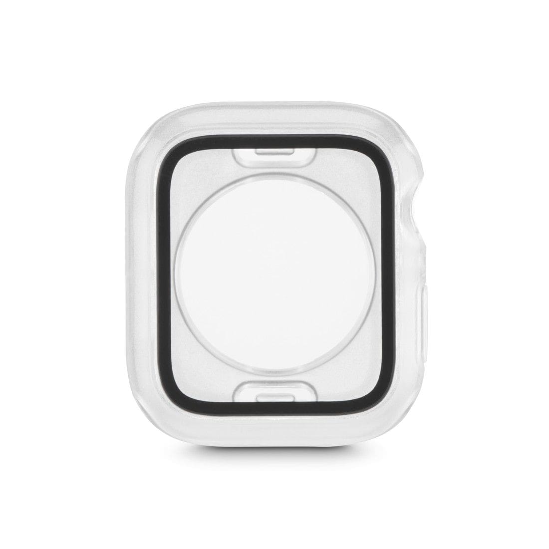 Hama Hülle Apple Watch 7/8/9 210916 Essential Line 41 mm (Schwarz/Transparent) 00210916