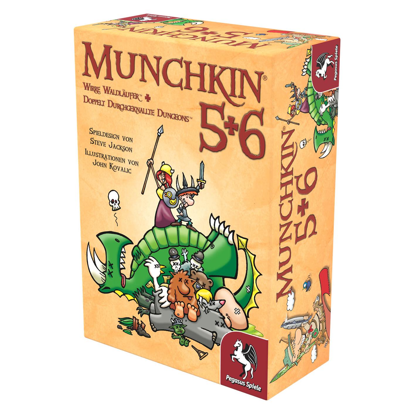 Pegasus Munchkin 5+6+6.5 (Deutsch, 3 - 6 Spieler) (17225G)