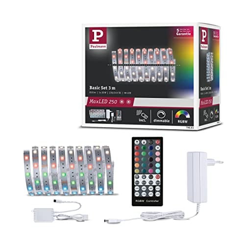 Paulmann MaxLED 250 RGBW LED-strip basisset, zilver, multicolor