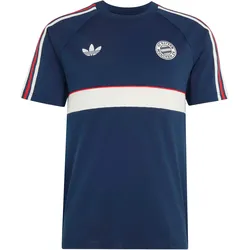 adidas FC BAYERN MÜNCHEN T-Shirt Herren | Gr. M | blau - blau