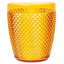 Excelsa Set Von 6 Wasserglas Diamond Plastik 40 Cl Gelb