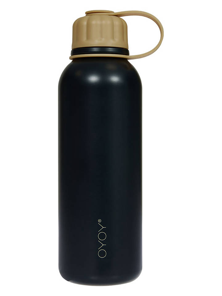 OYOY living design Isolierflasche "Pullo" in Schwarz - 520 ml - onesize