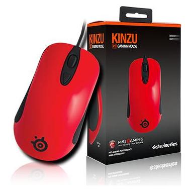 SteelSeries Kinzu V3 Optical Gaming Mouse rot, USB (Kabelgebunden) (62313)