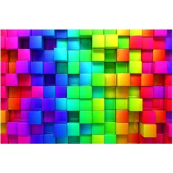 FOTOTAPETE 3D Würfel 288/190 cm