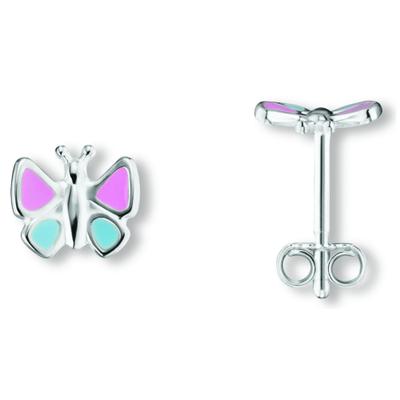 Paar Ohrstecker ONE ELEMENT "Schmetterling Ohrringe Ohrstecker aus 925 Silber", silber, Ohrringe, Damen, Kinder, Silber 925 (Sterlingsilber), Fein gefertigt – ein Zeichen mit besonderer Bedeutung